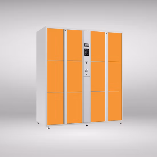 Armario refrigerado inteligente con sistema de taquilla impermeable para almacenamiento de alimentos frescos